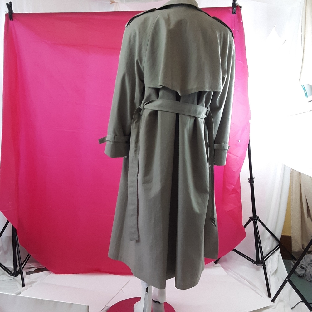 Vintage London fog - Town -trench coat in grey - Picture 8 of 15